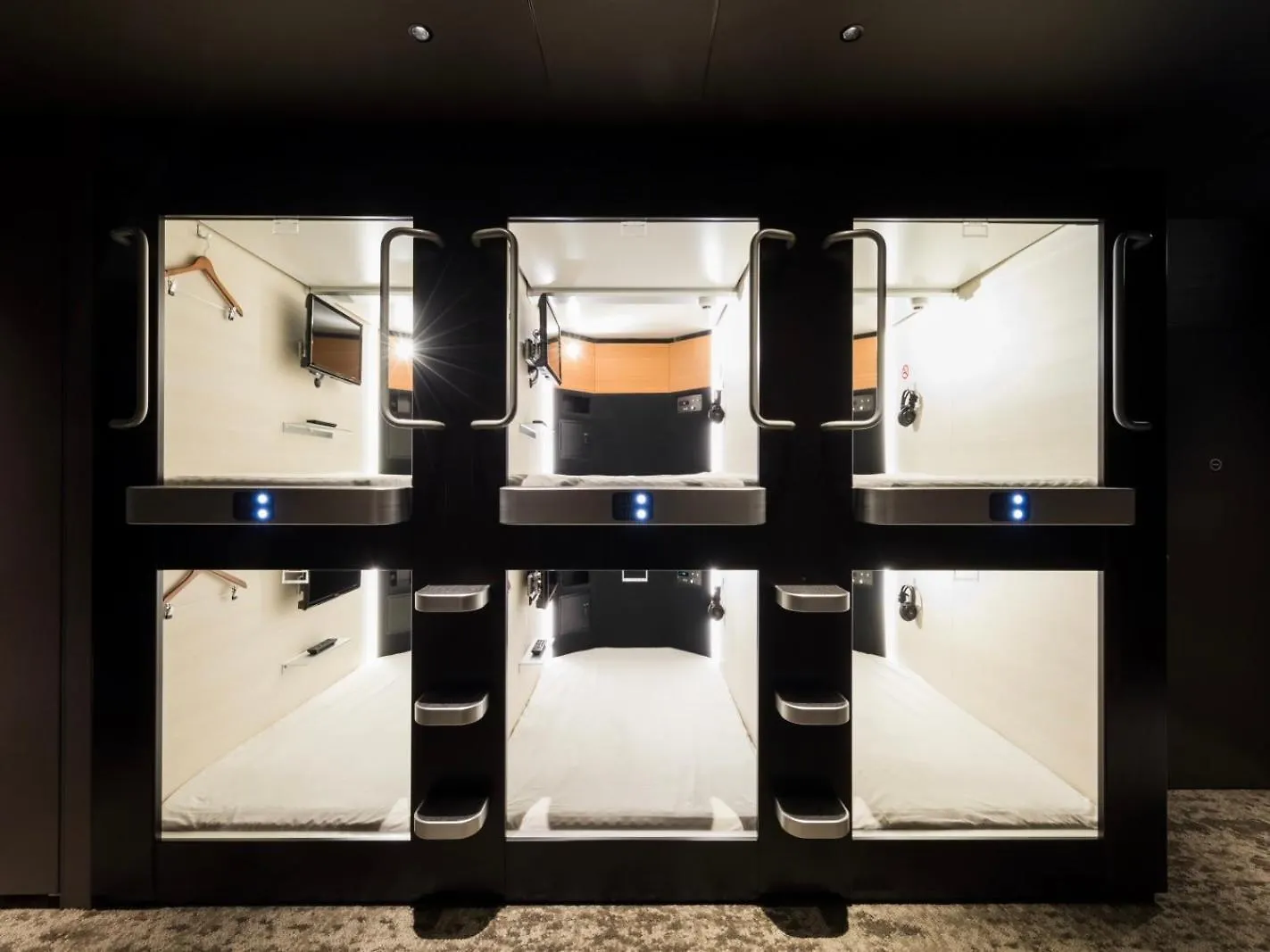 ** Hotel a capsule Hotel Glansit Kyoto Kawaramachi Giappone
